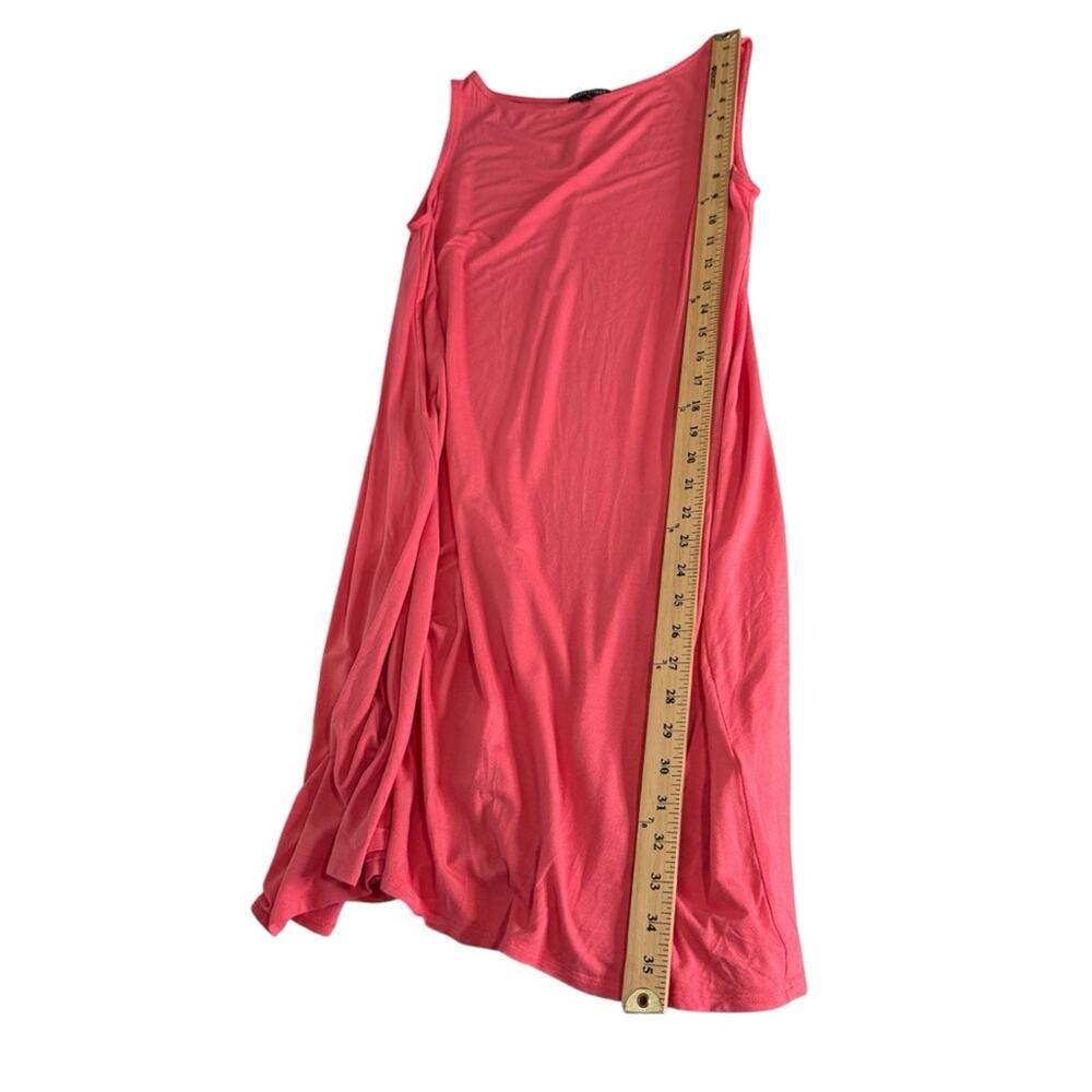 Eileen Fisher Pink Viscose Sleeveless Jersey Flare Dress Womens Medium‎ - Picture 9 of 10
